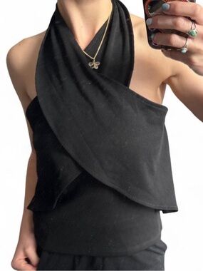 The Drop criss-cross halter top
